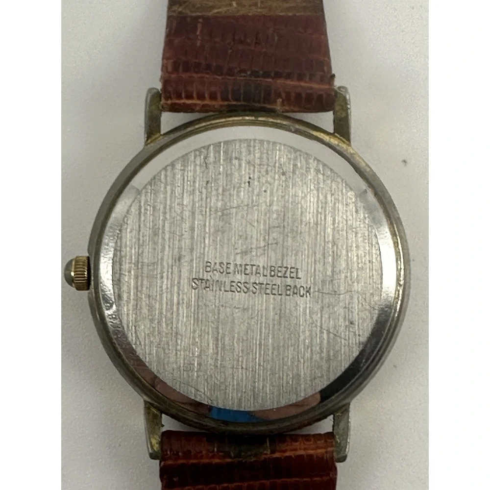 Benrus Mens‎ Calendar Watch New Battery 31MM 6.75